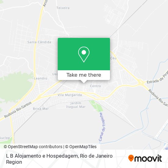 L B Alojamento e Hospedagem map