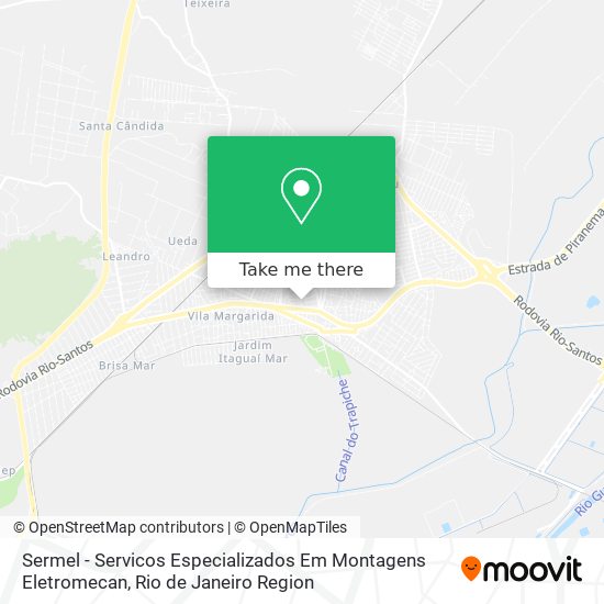 Sermel - Servicos Especializados Em Montagens Eletromecan map