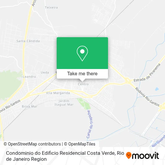 Condominio do Edificio Residencial Costa Verde map