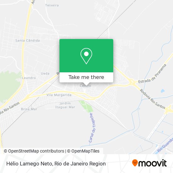 Mapa Hélio Lamego Neto