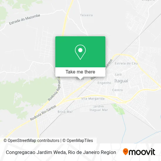 Congregacao Jardim Weda map