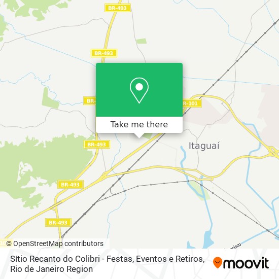 Sítio Recanto do Colibri - Festas, Eventos e Retiros map