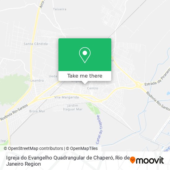 Igreja do Evangelho Quadrangular de Chaperó map