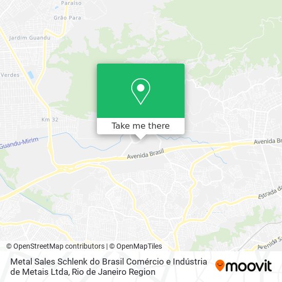 Metal Sales Schlenk do Brasil Comércio e Indústria de Metais Ltda map