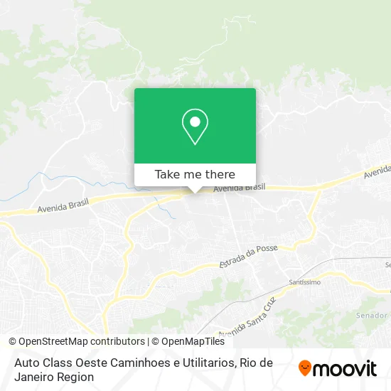 Auto Class Oeste Caminhoes e Utilitarios map