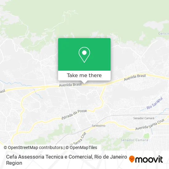 Cefa Assessoria Tecnica e Comercial map