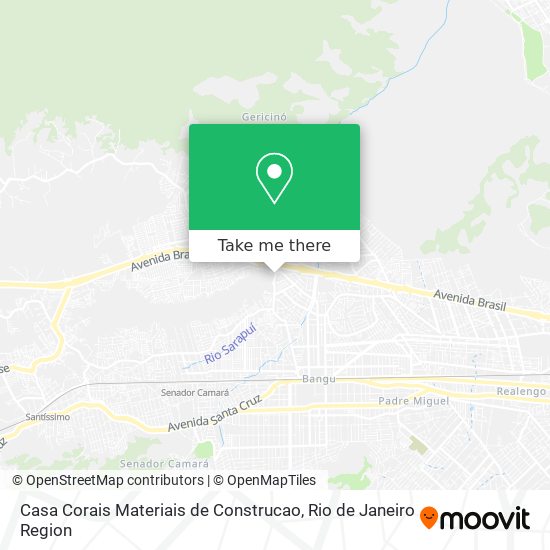 Casa Corais Materiais de Construcao map