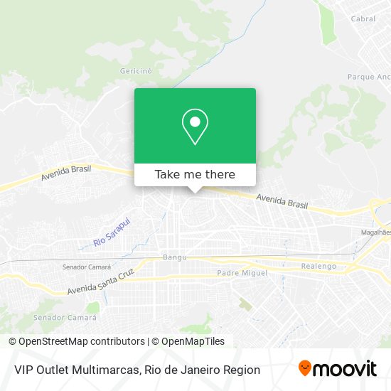 VIP Outlet Multimarcas map