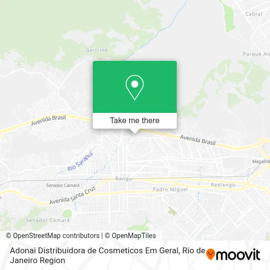 Adonai Distribuidora de Cosmeticos Em Geral map