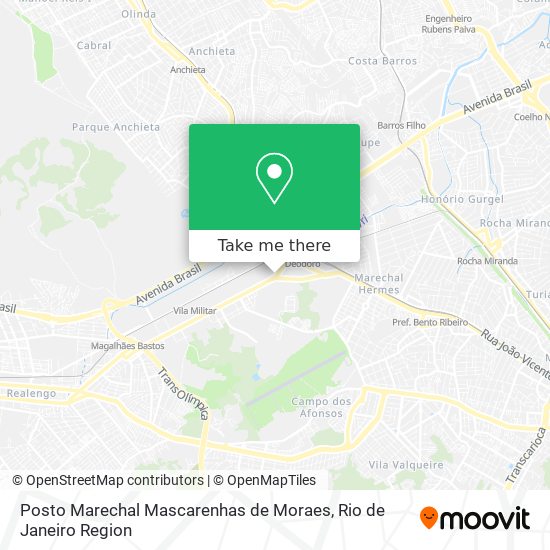 Posto Marechal Mascarenhas de Moraes map