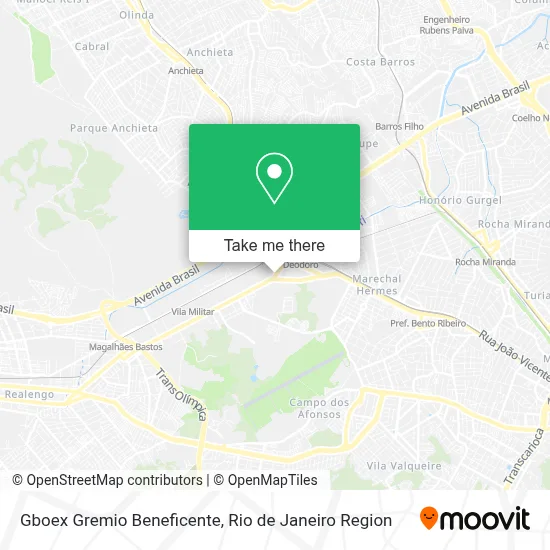 Gboex Gremio Beneficente map