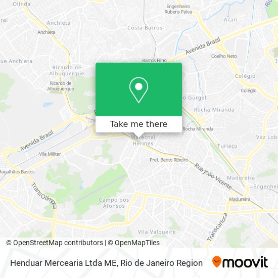 Mapa Henduar Mercearia Ltda ME