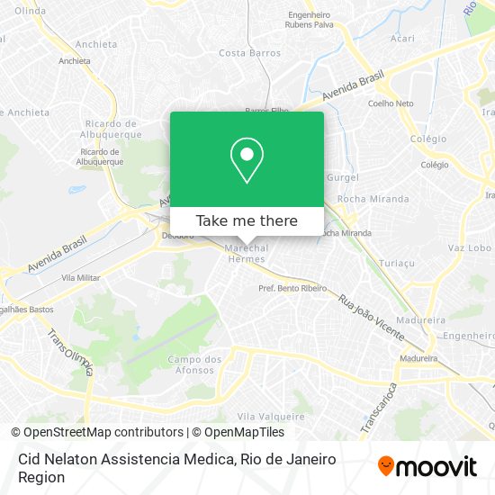 Cid Nelaton Assistencia Medica map