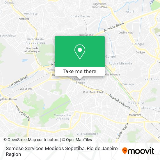 Semese Serviços Médicos Sepetiba map