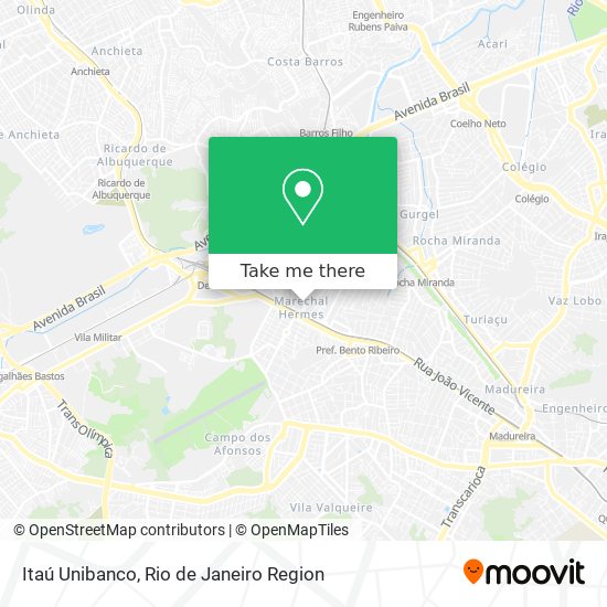 Itaú Unibanco map