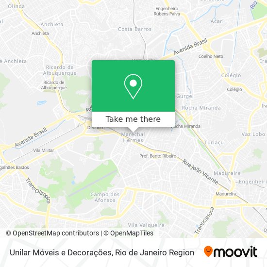 Unilar Móveis e Decorações map