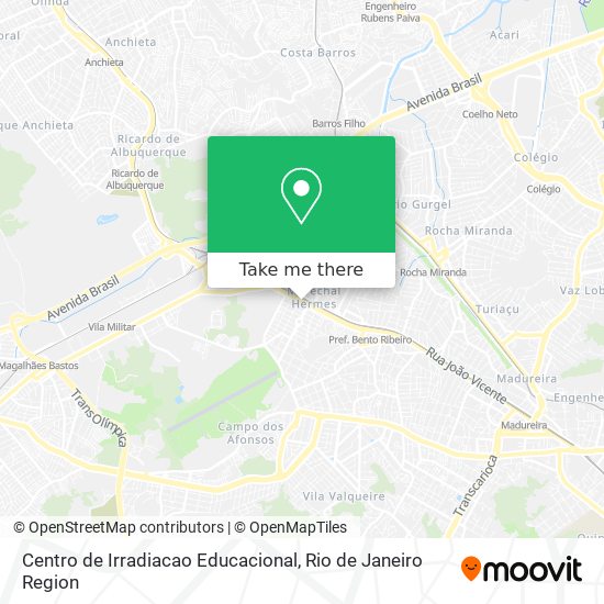 Centro de Irradiacao Educacional map