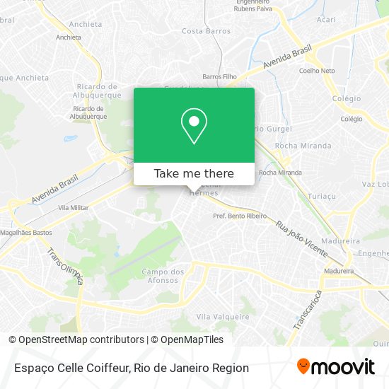 Espaço Celle Coiffeur map