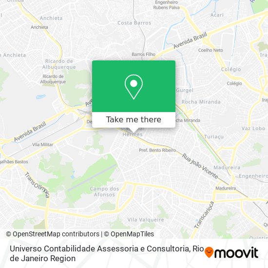 Universo Contabilidade Assessoria e Consultoria map