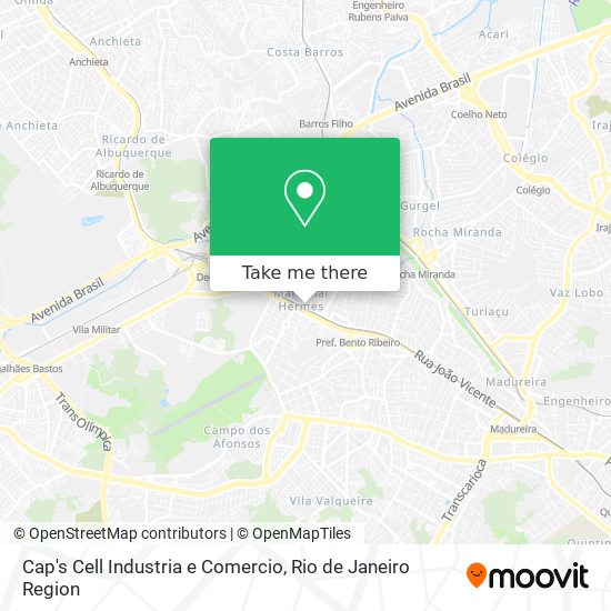 Cap's Cell Industria e Comercio map