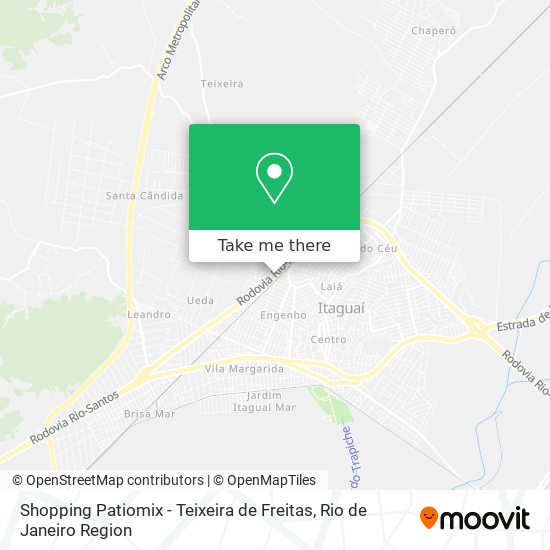 Shopping Patiomix - Teixeira de Freitas map