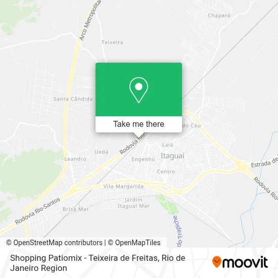Shopping Patiomix - Teixeira de Freitas map