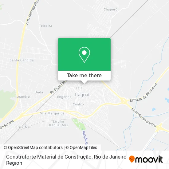 Construforte Material de Construção map