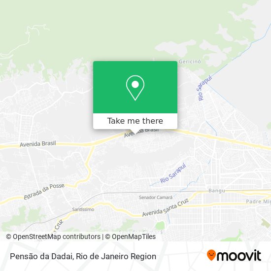 Pensão da Dadai map