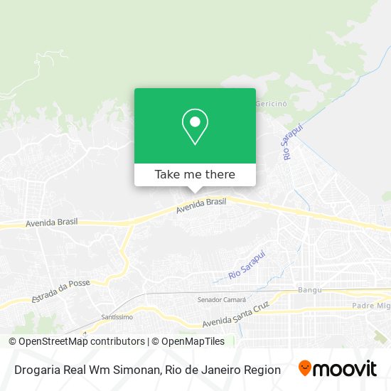 Drogaria Real Wm Simonan map