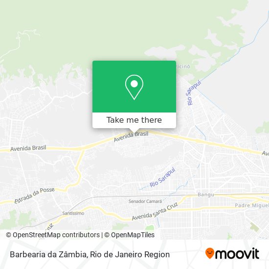 Barbearia da Zâmbia map