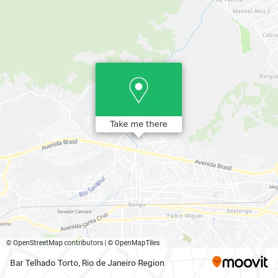 Bar Telhado Torto map