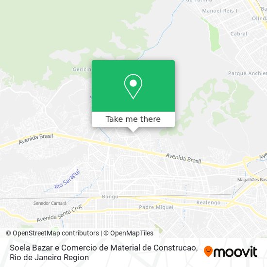 Mapa Soela Bazar e Comercio de Material de Construcao