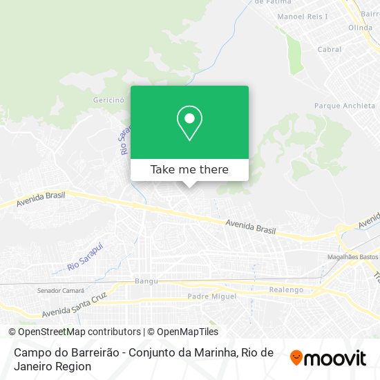 Mapa Campo do Barreirão - Conjunto da Marinha