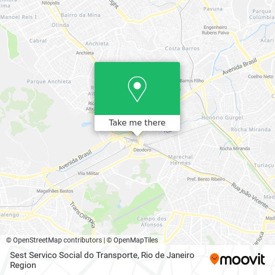 Sest Servico Social do Transporte map