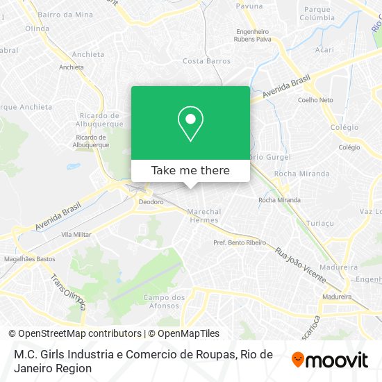 M.C. Girls Industria e Comercio de Roupas map