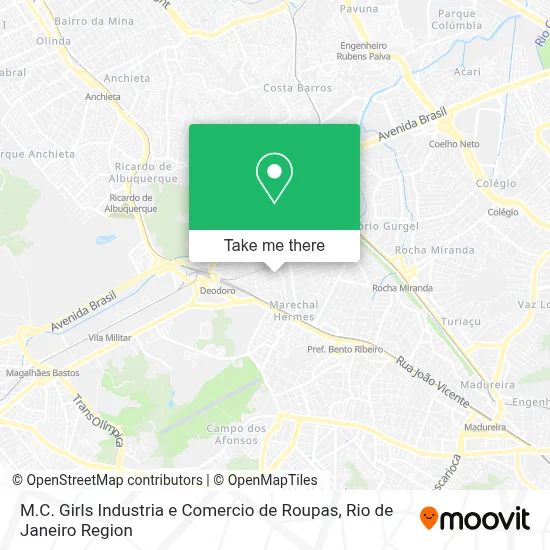 M.C. Girls Industria e Comercio de Roupas map