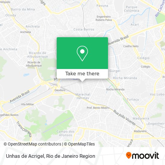 Unhas de Acrigel map
