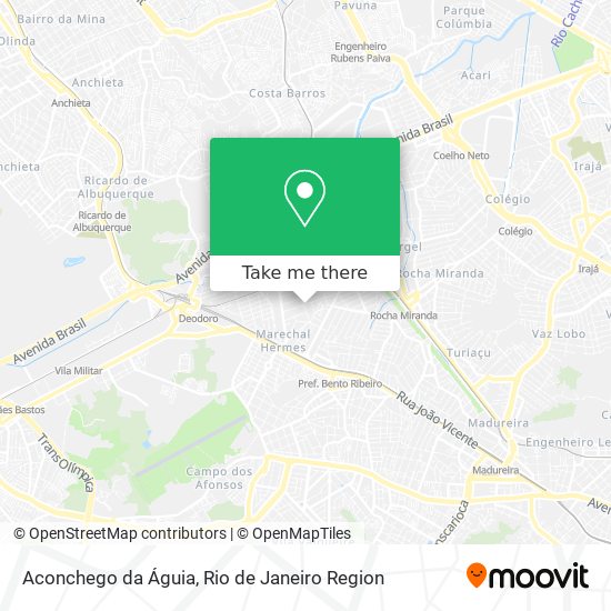 Aconchego da Águia map