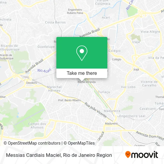 Messias Cardiais Maciel map