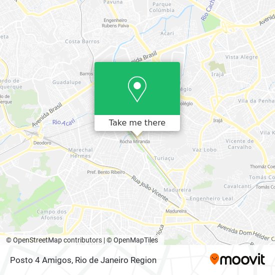 Posto 4 Amigos map