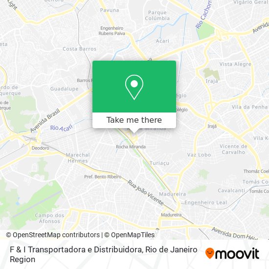 F & I Transportadora e Distribuidora map