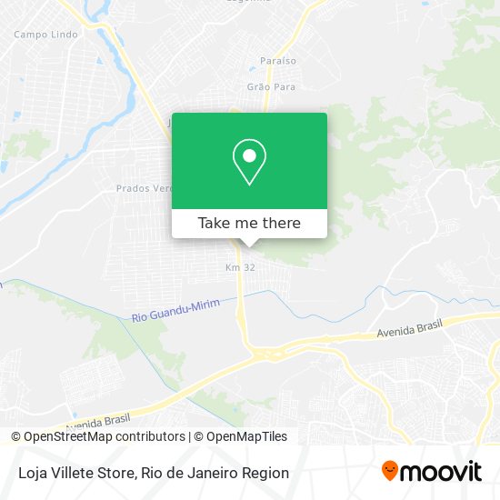 Mapa Loja Villete Store