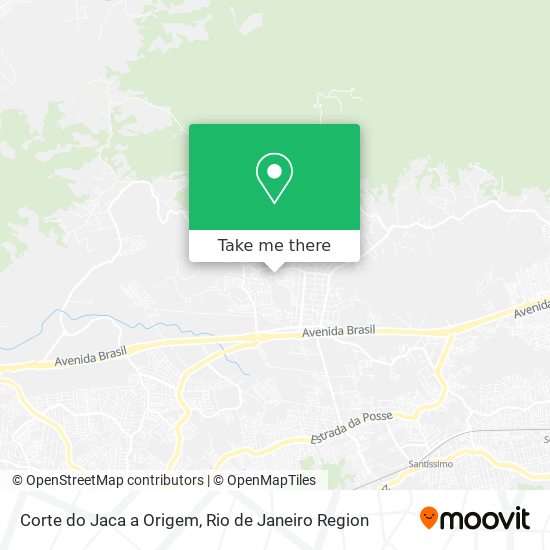 Corte do Jaca a Origem map