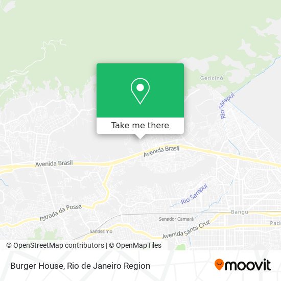 Burger House map