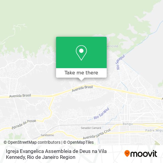 Igreja Evangelica Assembleia de Deus na Vila Kennedy map