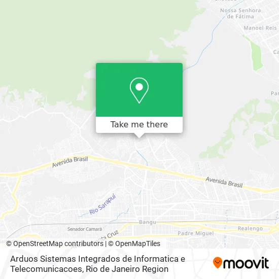 Arduos Sistemas Integrados de Informatica e Telecomunicacoes map