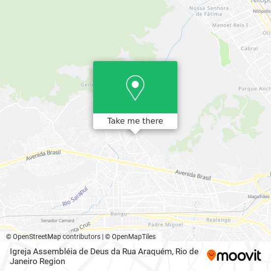 Igreja Assembléia de Deus da Rua Araquém map