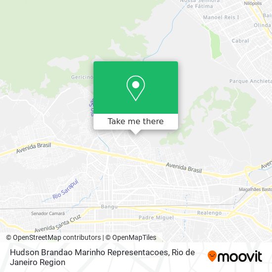 Hudson Brandao Marinho Representacoes map