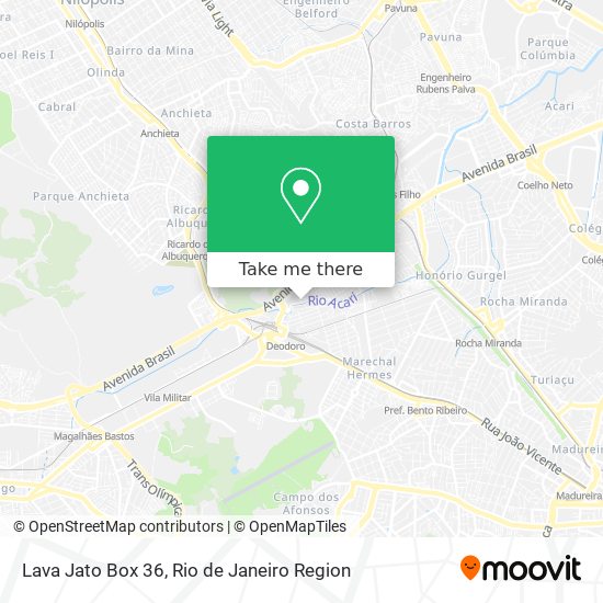 Mapa Lava Jato Box 36