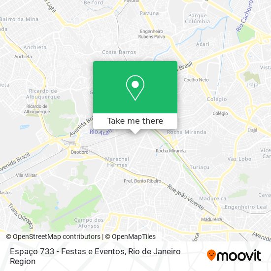 Espaço 733 - Festas e Eventos map